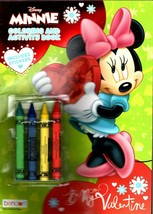Disney Minnie - Be My Valentine - Coloring &amp; Activity Book with Includes Sticker - £5.50 GBP