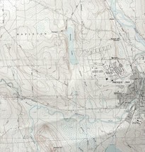 Map Presque Isle Maine 1984 Topographic Geological Survey 1:24000 27 x 22&quot; TOPO4 - £41.95 GBP