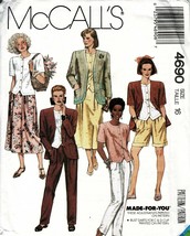Misses&#39; COORDINATES 1990 McCall&#39;s Pattern 4690 Size 16 UNCUT - $12.00