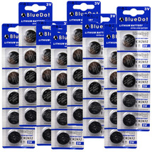 40X CR2032 DL2032 ECR2032 5004LC 3 Volt Button Cell Battery BlueDot batteries - £21.23 GBP