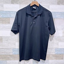 AFLAC Nike Dri Fit Golf Polo Shirt Black Short Sleeve Employee Mens Medium - $29.69