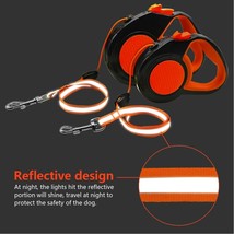 Retractable Dog Leash Automatic Extending Nylon Puppy Pet Dog Leashes Lead Dog W - £25.46 GBP+