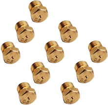 Propane LPG Gas Pipe Water Heater DIY Burner Parts Brass Jet Nozzles 10P... - £10.97 GBP