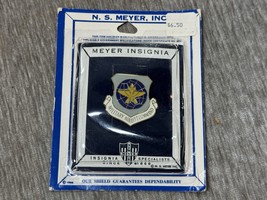 Vintage US Air Force Military Airlift Command Pin Badge NS Meyer 1966 Vi... - $460.77 MXN