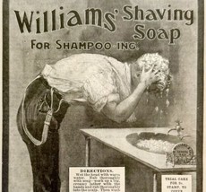 Williams Shaving Soap Shampoo 1897 Advertisement Victorian Hygiene ADBN1A2 - £19.29 GBP