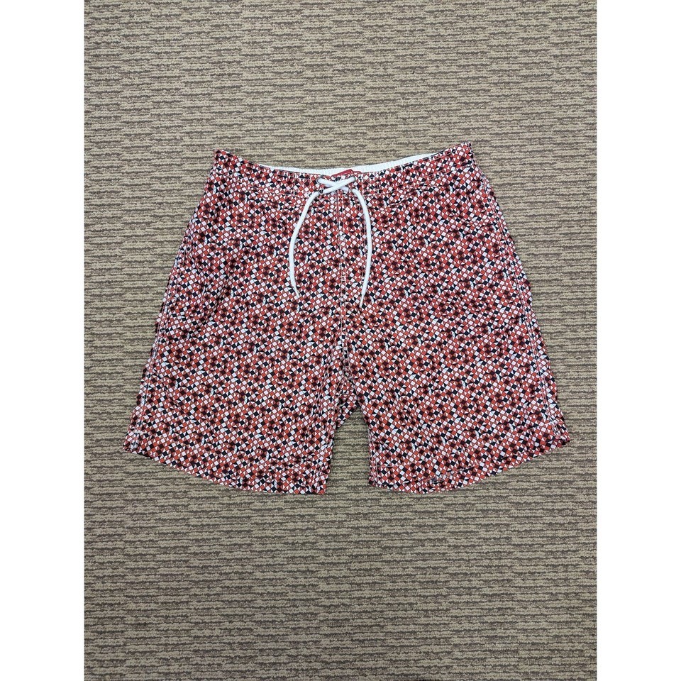 Saks Fifth Avenue Swim Trunks Men’s Size Large Modern Fit Blue Board Shorts - $9.90