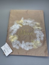 Blush Noel Wreath Holiday Table Runner 13&quot; x 70&quot; - $20.00