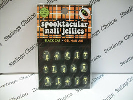 Hedy&#39;s Glow in the Dark Spooktacular Nail Jellies Black Cat Gel Nail Art - $5.34