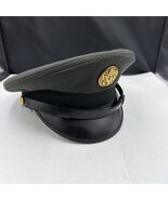 Genuine Original Vietnam Enlisted Military Uniform Hat 7 1/8 Wool Cap Named - $74.24