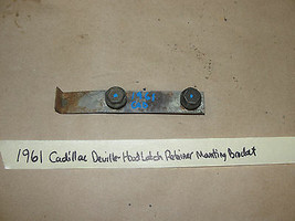 1961 OEM Cadillac DeVille 61 HOOD LOCK LATCH RETAINER MOUNTING BRACKET - £23.73 GBP