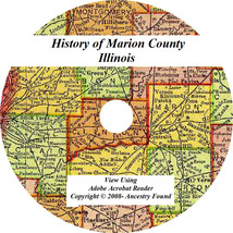 1909 History &amp; Genealogy of Marion County Illinois, IL - £4.57 GBP