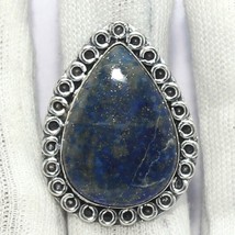 Natural Lapis Lazuli Gemstone Handmade 925Silver Plated Ring Jewelry US Size10.5 - $6.79