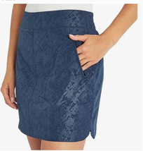 Orvis Womens Embossed Skort Blue Size XL Golf Athletic Pull On Stretch Shorts - £15.06 GBP