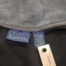 Basic Editions Men's Black Full Zip Fleece Lined Hoodie Jacket Size Large  image 6