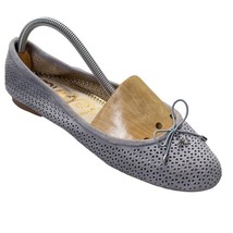 SAM EDELMAN Women&#39;s Shoes Lavender Laser Cut Leather Ballet Flats Size 9M - £21.32 GBP