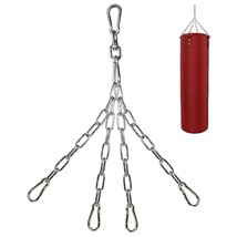 Yes4All Punching Bag Hanger, Stainless Steel Swivel Chain with 4 Snap Ho... - £15.73 GBP