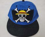 Naruto One Piece Bait Snap Back Hat Cap Anime Tokyo Ghoul Blue Black Mos... - $14.84