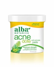 Alba Botanica Acnedote Anti-Pimple Pads, 60 Count - £17.68 GBP