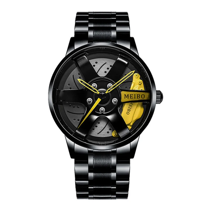  Automatic Electroplated Car Steering Wheel Non-Mechanical Sports Watch #18 - €13,88 EUR