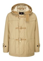 GLOVERALL Hommes Veste Tilburry Padded Duffle 59% COTON Beige Taille XXL - £210.66 GBP