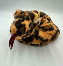 Snake Plush Vintage Jerry Elsner Animal Print Stuffed Toy 56x2&quot; Realistic Rattle - £27.68 GBP
