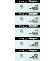 Energizer 379 SR521SW Button Cell Silver Oxide Watch Batteries (5 Pack) - $5.93