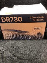 2 Pack DR730 Drum Unit for Brother Brother HL-L2350DW HL-L2390DW Printer - £11.67 GBP