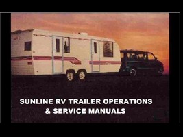 SUNLINE RV TRAILER CAMPER OPERATION MANUALs 430pgs w/ FRIG STOVE &amp; AC Se... - $24.74