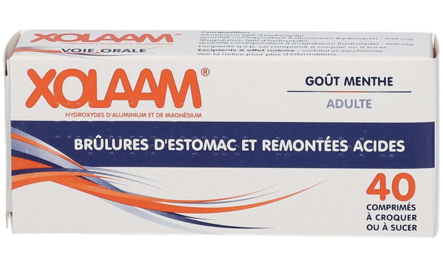 Xolaam-for Stomach &amp; Oesophagus Pain, Heartburn-Mint Flavor- 40 Chewable... - $8.99