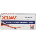 Xolaam-for Stomach &amp; Oesophagus Pain, Heartburn-Mint Flavor- 40 Chewable... - £7.07 GBP