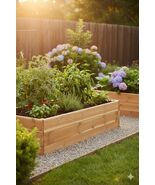 Handcrafted Cedar Raised Garden Bed- 46”Lx24”Wx17”H - $49.50+