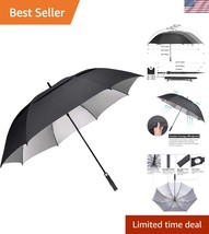 Family-Sized 54/62/68 Inch Golf Umbrella - Windproof, Waterproof, UV Pro... - €37,54 EUR