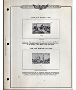 Minkus United States Plate Block Stamp Album Supplement 4 Pages- 1964 - $4.85