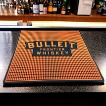 Bulleit Bourbon Whiskey Beer Silicone Spill Bar Mat 16 1/4&quot; X 16 1/4&quot; Restaurant - £105.10 GBP