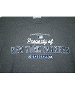 Authentic Majestic Property of Yankees MLB Baseball T-Shirt Gray, Size M... - £7.94 GBP