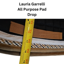 Lauria Garrelli All Purpose English Saddle Pad Black USED image 7