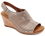 Rockport Women Slingback Wedge Sandals Briah Perf Sling Size US 6.5M Tan... - $32.67
