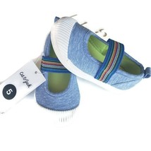 Toddler Girls Size 5T Bea Canvas Mary Jane Sneakers Cat &amp; Jack Blue - £4.45 GBP