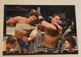 John Cena Vs Carlito WWE wrestling Ultimate Rivals trading Card #20 - $2.48