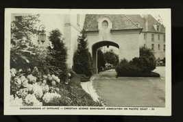 Vintage Postcard Rppc Rhododendrons Christian Science Benevolent Association - £13.22 GBP