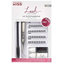 KISS Lash Couture LuXtensions Fake Eyelash Application Set 40 Pc - $221.25 MXN