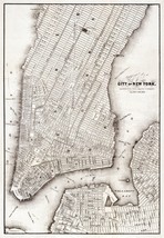 11212.Decoration Poster.School Office Wall art decor.Early map of New York city - £12.94 GBP+
