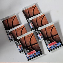 Lot of 6 1991-92 NBA Hoops Series 1 Basketball Cards Sealed Packs - £11.73 GBP