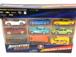 2016 Adventure Force Die-cast Vehicles 9 Pack 1/64 Scale Extreme Team Tr... - £6.62 GBP