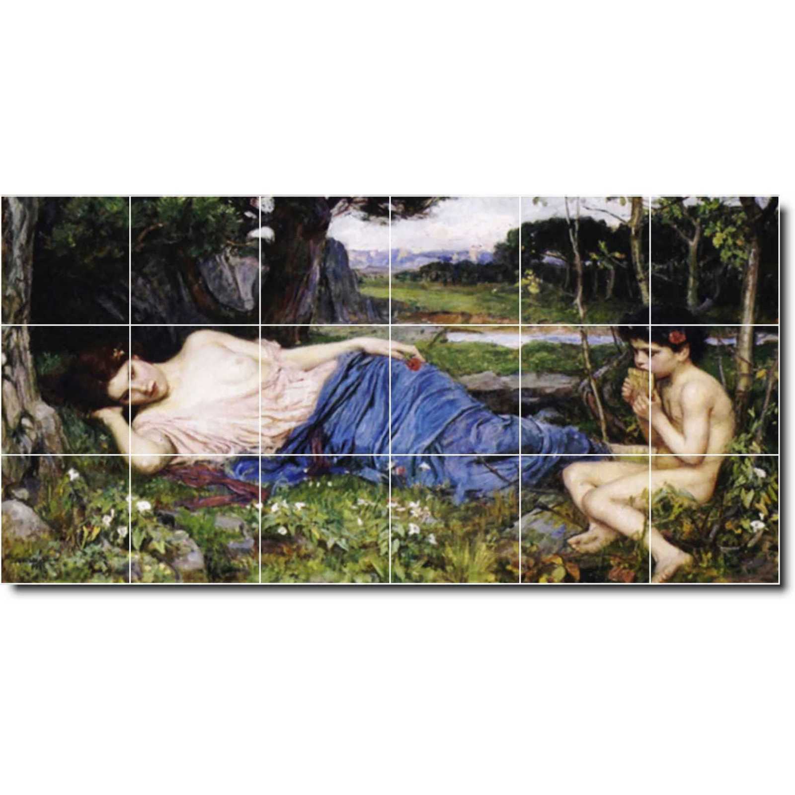 Waterhouse john listening to his sweet pipings
