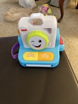 Fisher Price laugh n learn Polaroid Camera works Sings counts toy toddler - $9.50