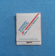 Howard Johnson Hotel Vintage Matchbook - $4.00