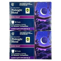 Barissimo Midnight Blend Dark Roast 12 Cups Coffee 4.86oz 138g (Pack of 2) - £17.79 GBP