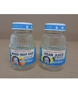 Vintage Early 90’s Gerber Juice Jars w/ Lids and Labels 4.2 oz - £6.15 GBP