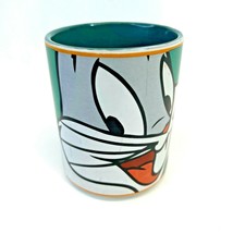 Warner Bros. Looney Tunes 1998 Green Bugs Bunny Coffee Mug Cup Gibson Vintage - £9.73 GBP